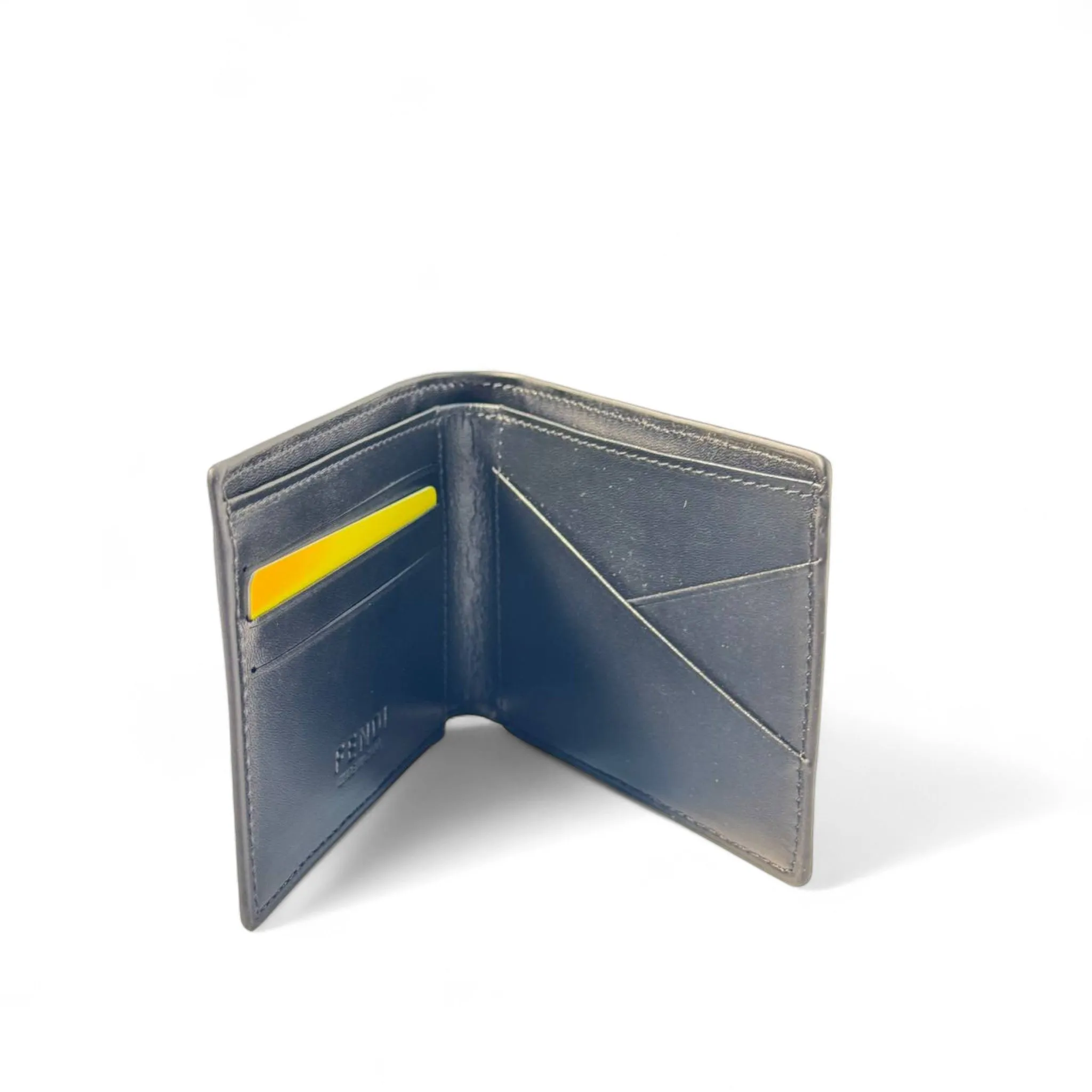 🖤 Fendi FF Logo Canvas Wallet – Men’s Luxury Bifold with Black Badge 🖤