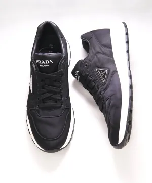 $1,100 PRADA - "RE-NYLON" 100% REGENERATED NYLON SNEAKER Black  - 12.5 US (11.5 IT)