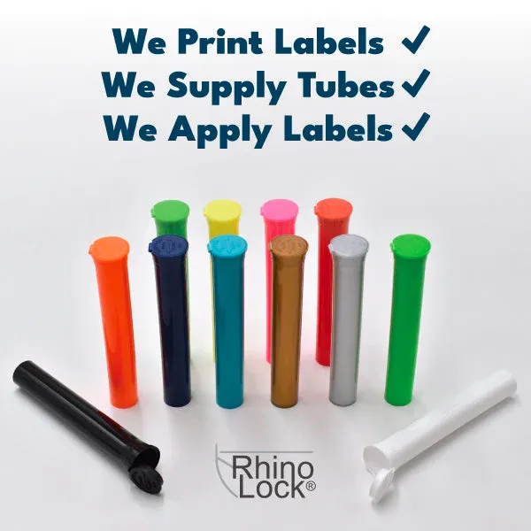 116mm Tube, with Printed Sticker and Application of sticker!