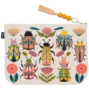 Amulet Large Zipper Pouch - Cream