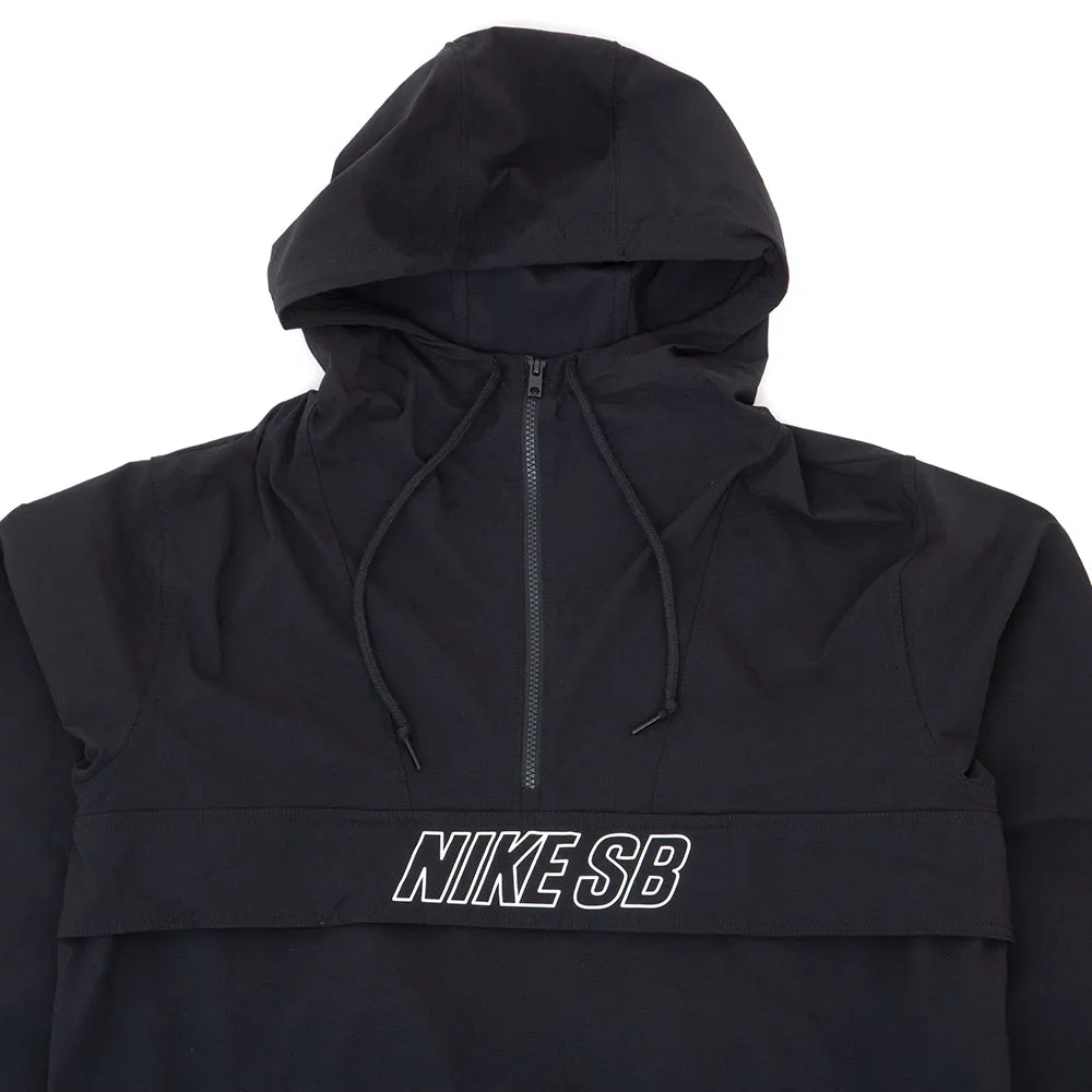 Anorak Skate Jacket (Black / White) (S)