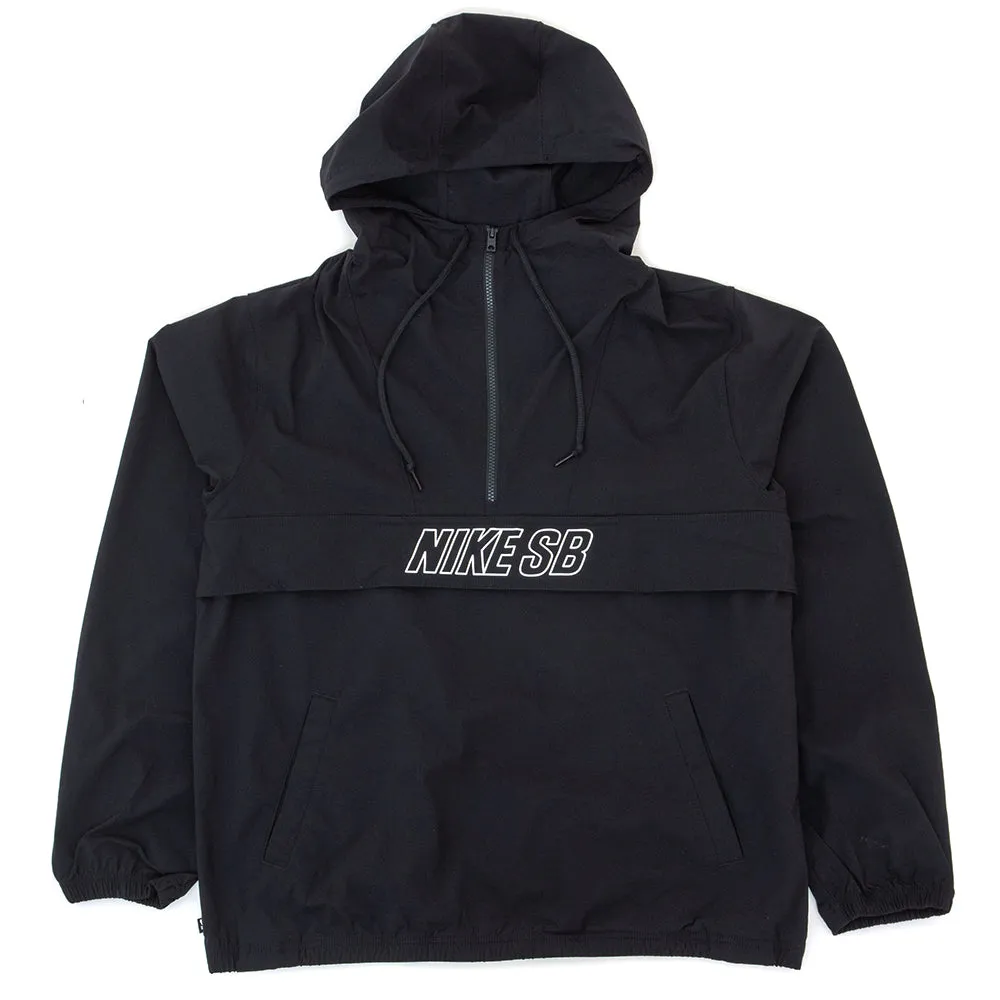 Anorak Skate Jacket (Black / White) (S)