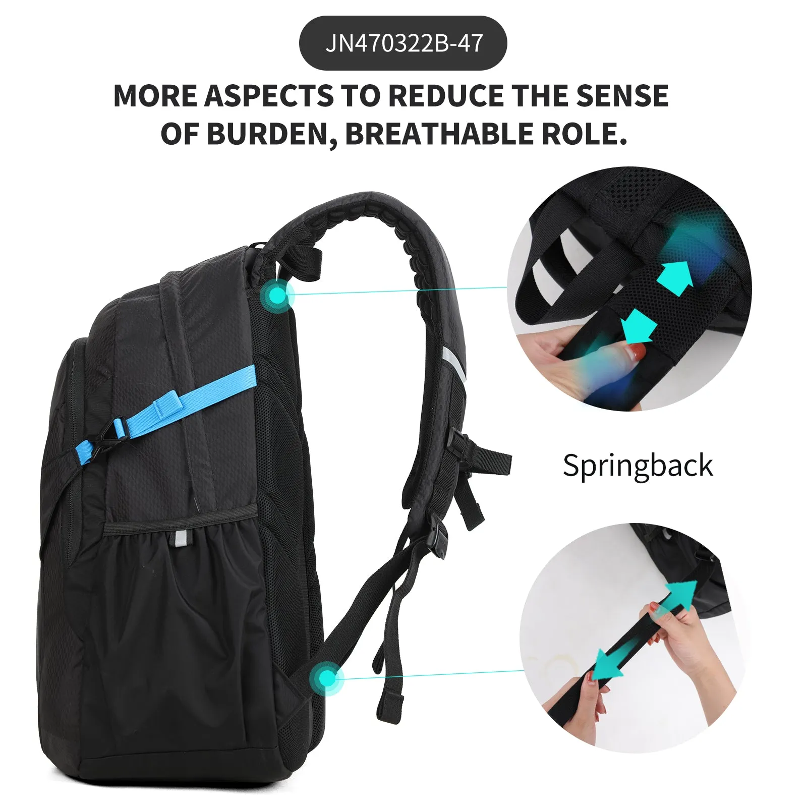 Aoking Backpack Lightweight Casual Backpack JN470322A-45