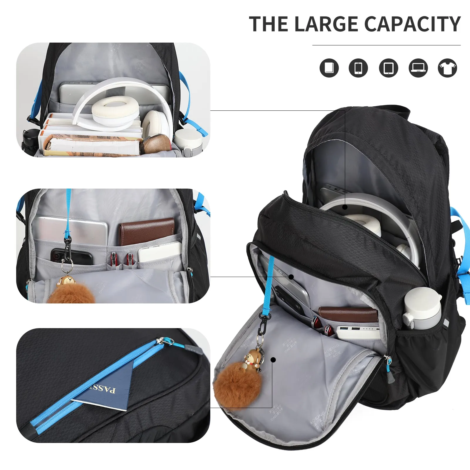 Aoking Backpack Lightweight Casual Backpack JN470322A-45