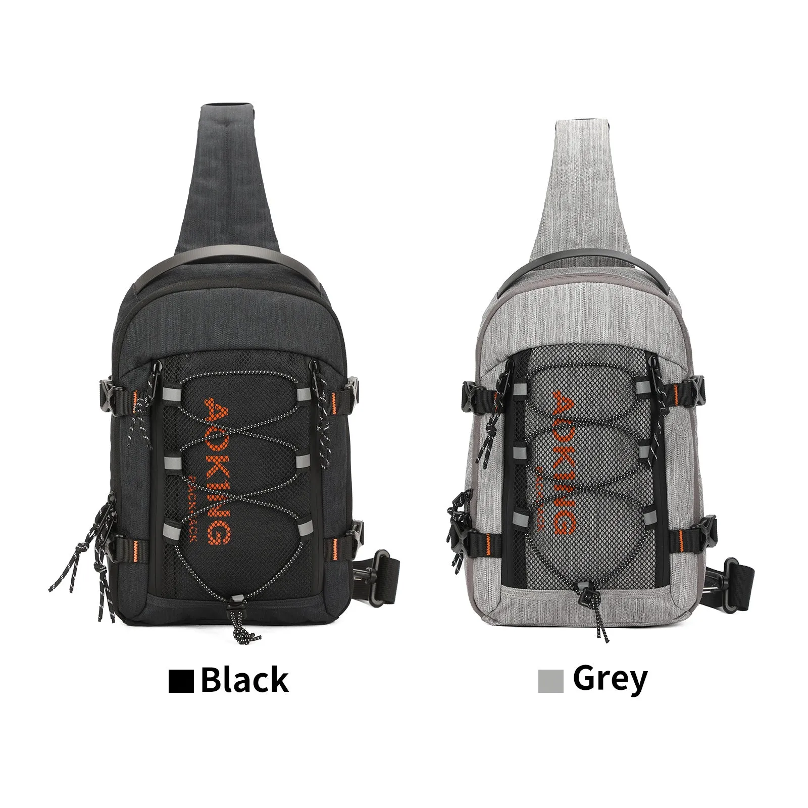 Aoking Black Fashion Men Waterproof Sling Bag SY3307