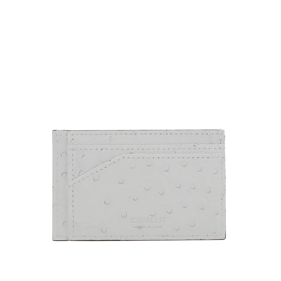 ART23 MEN'S CARD HOLDER OSTRICH