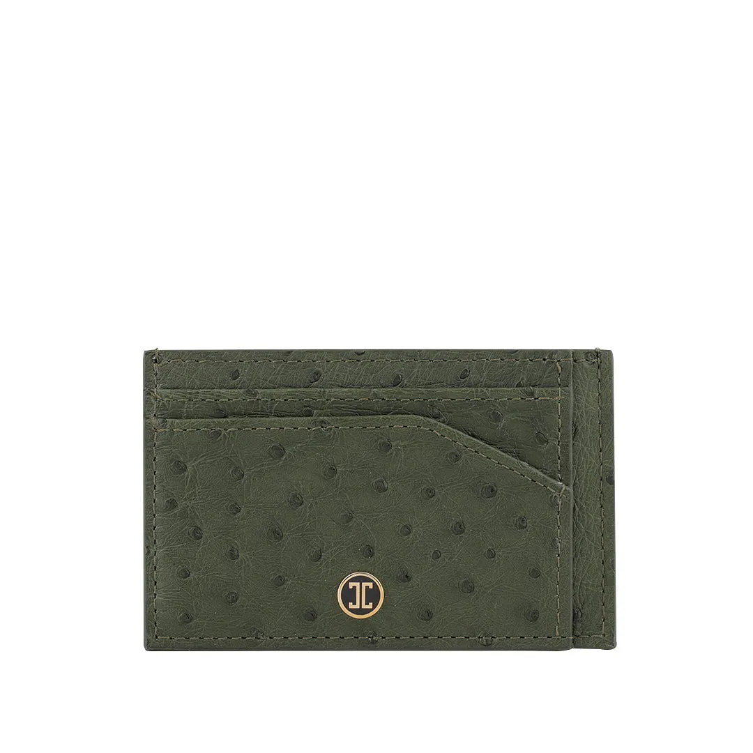 ART23 MEN'S CARD HOLDER OSTRICH