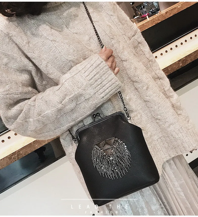 Aspen Shell Chain Crossbody Bags