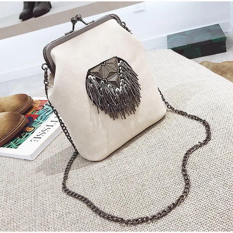 Aspen Shell Chain Crossbody Bags