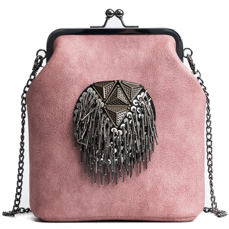 Aspen Shell Chain Crossbody Bags