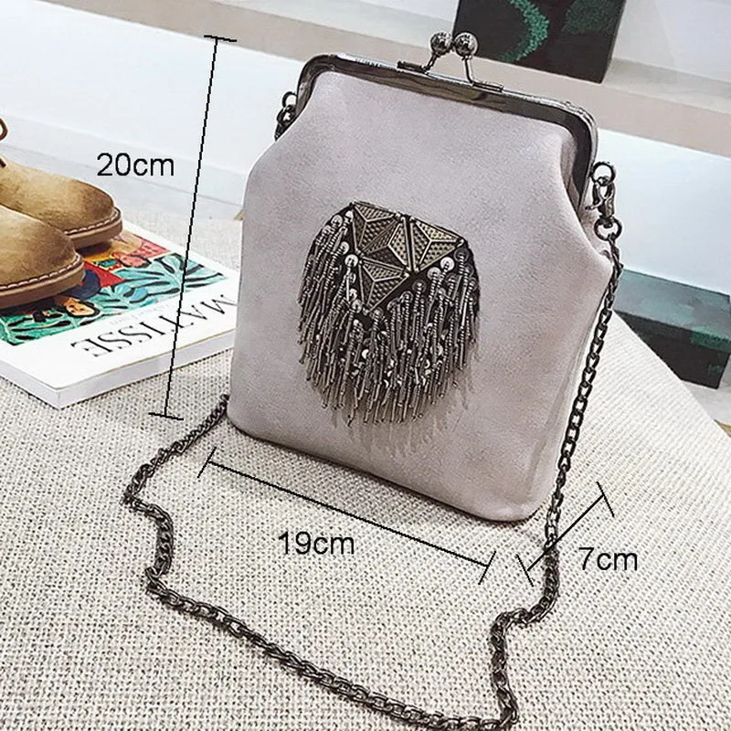 Aspen Shell Chain Crossbody Bags