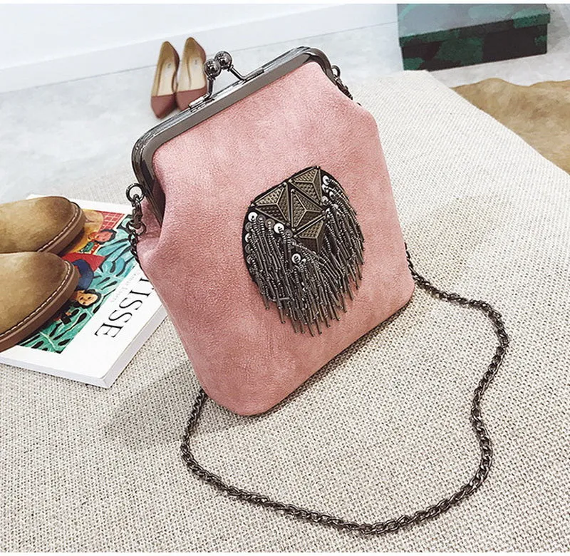 Aspen Shell Chain Crossbody Bags
