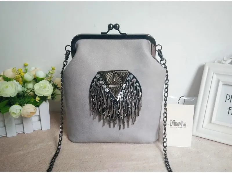 Aspen Shell Chain Crossbody Bags