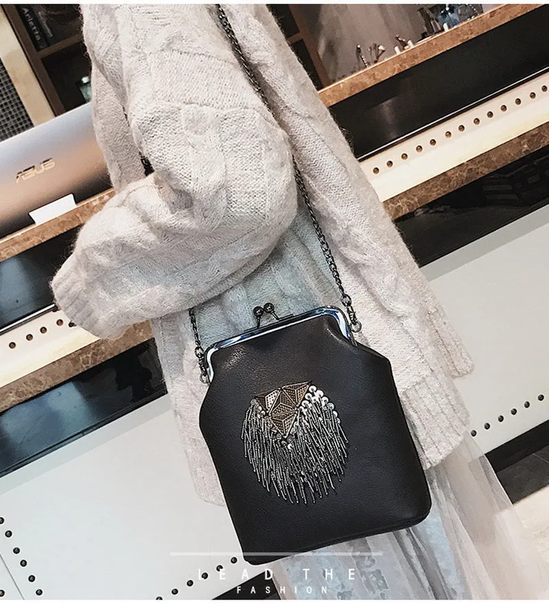 Aspen Shell Chain Crossbody Bags