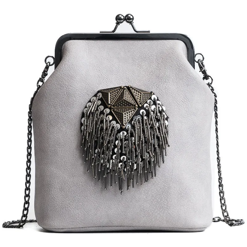 Aspen Shell Chain Crossbody Bags