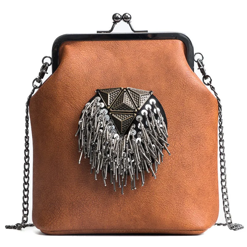 Aspen Shell Chain Crossbody Bags