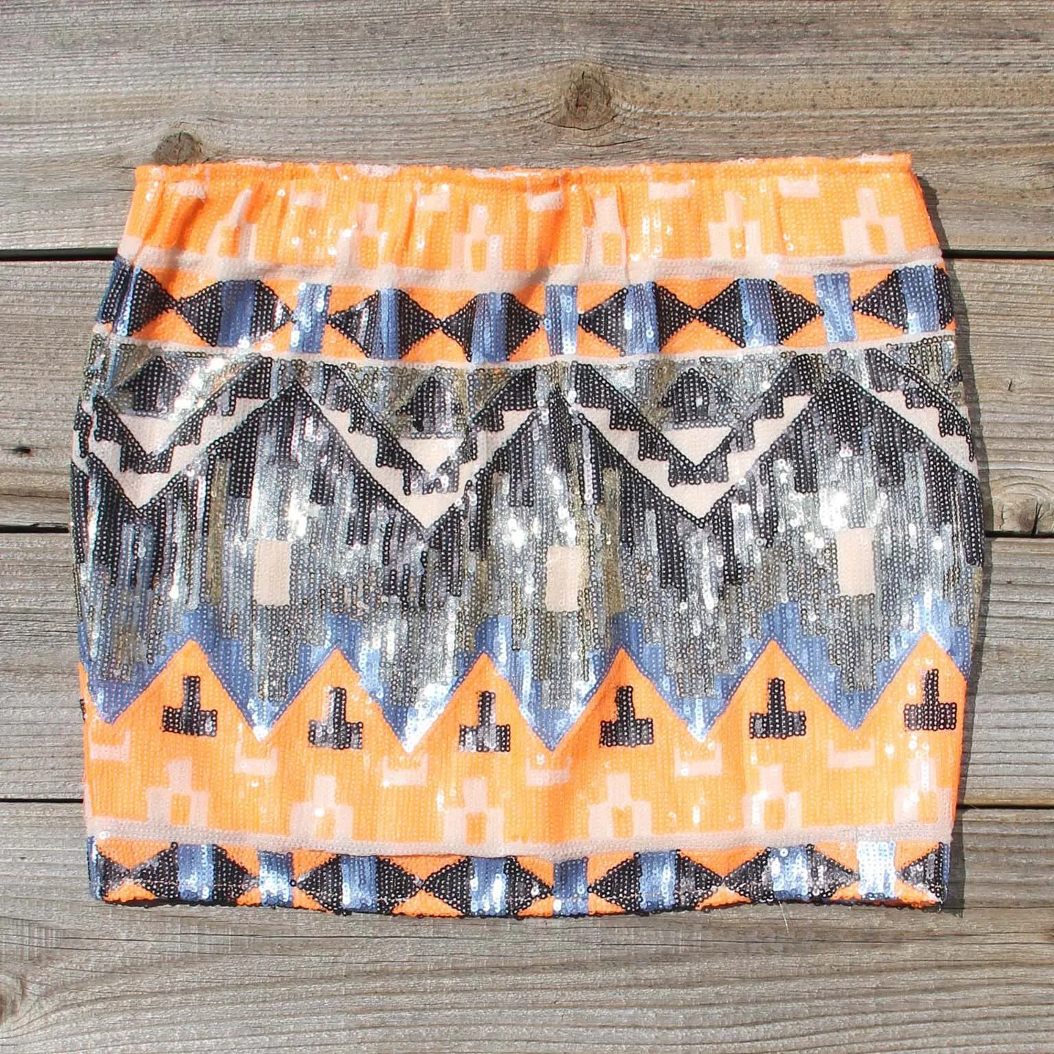 Back Trail Skirt in Orange