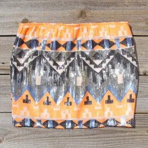 Back Trail Skirt in Orange