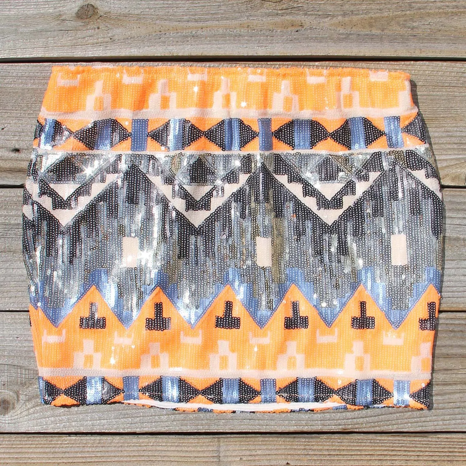 Back Trail Skirt in Orange