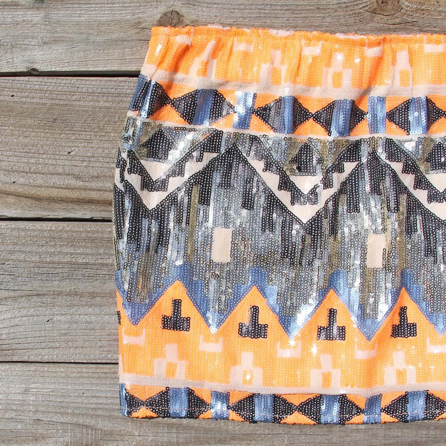 Back Trail Skirt in Orange