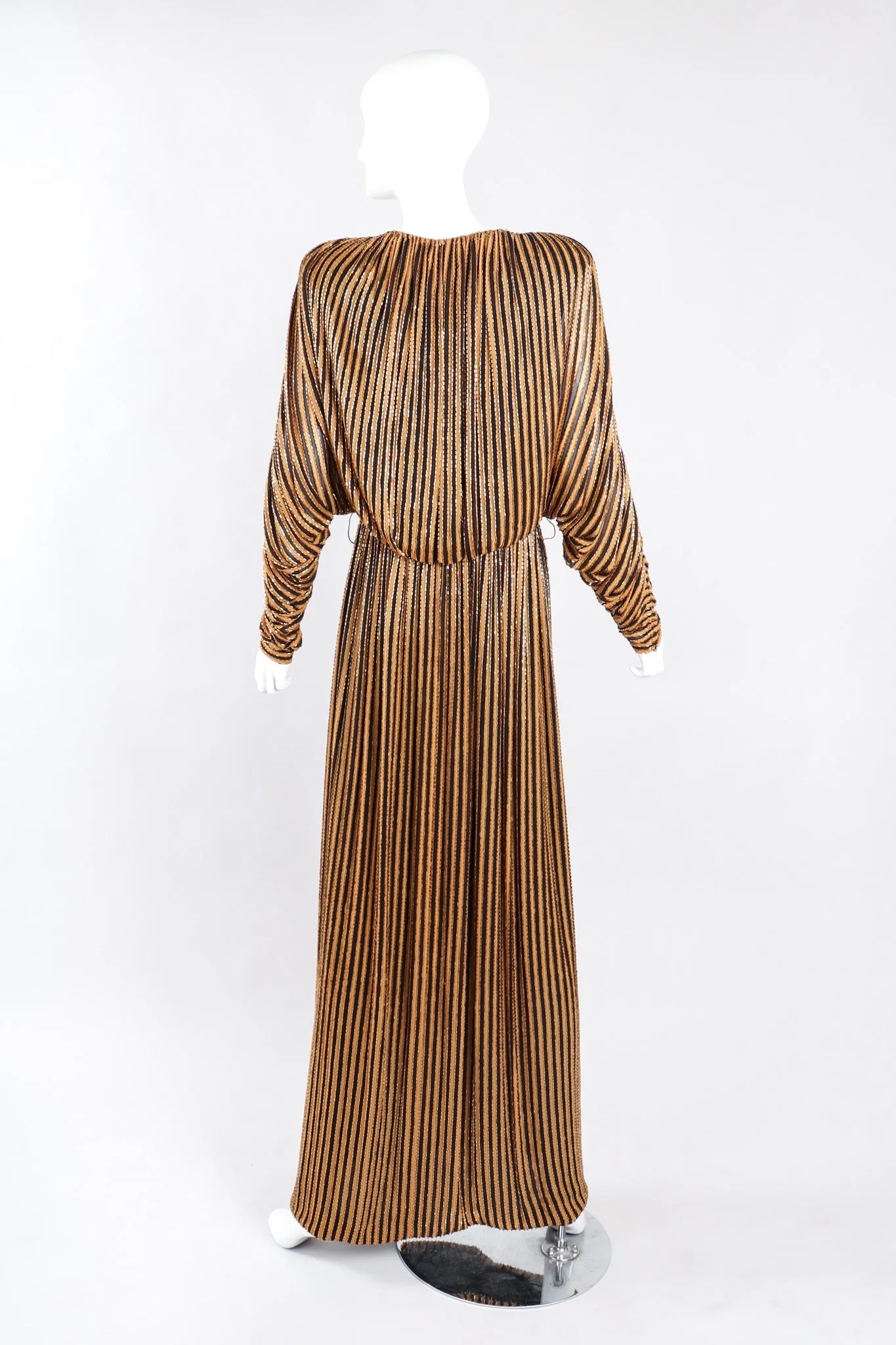 Beaded Batwing Gown