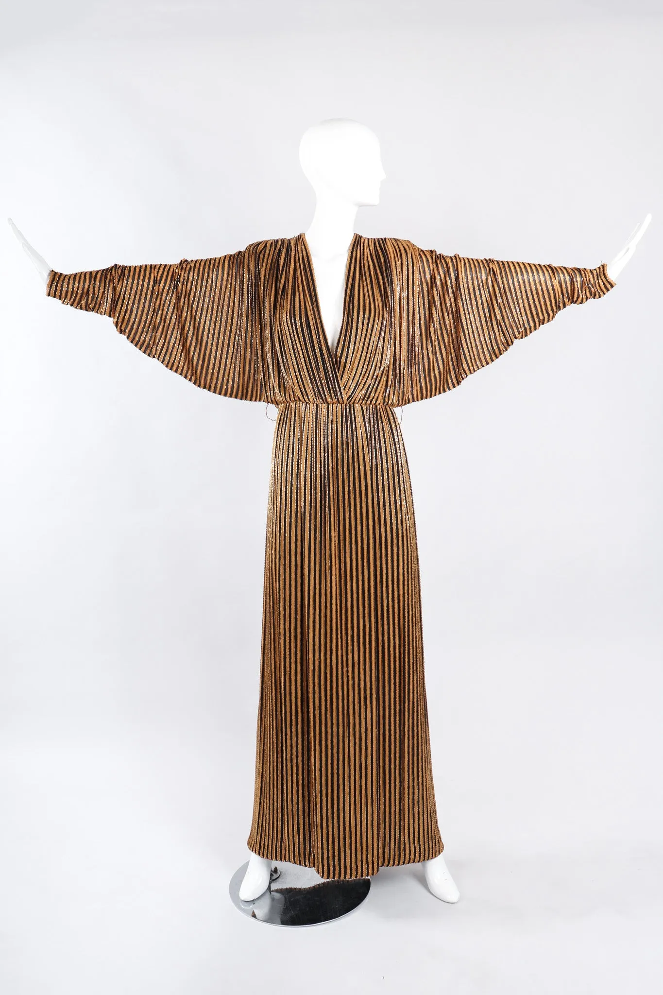 Beaded Batwing Gown