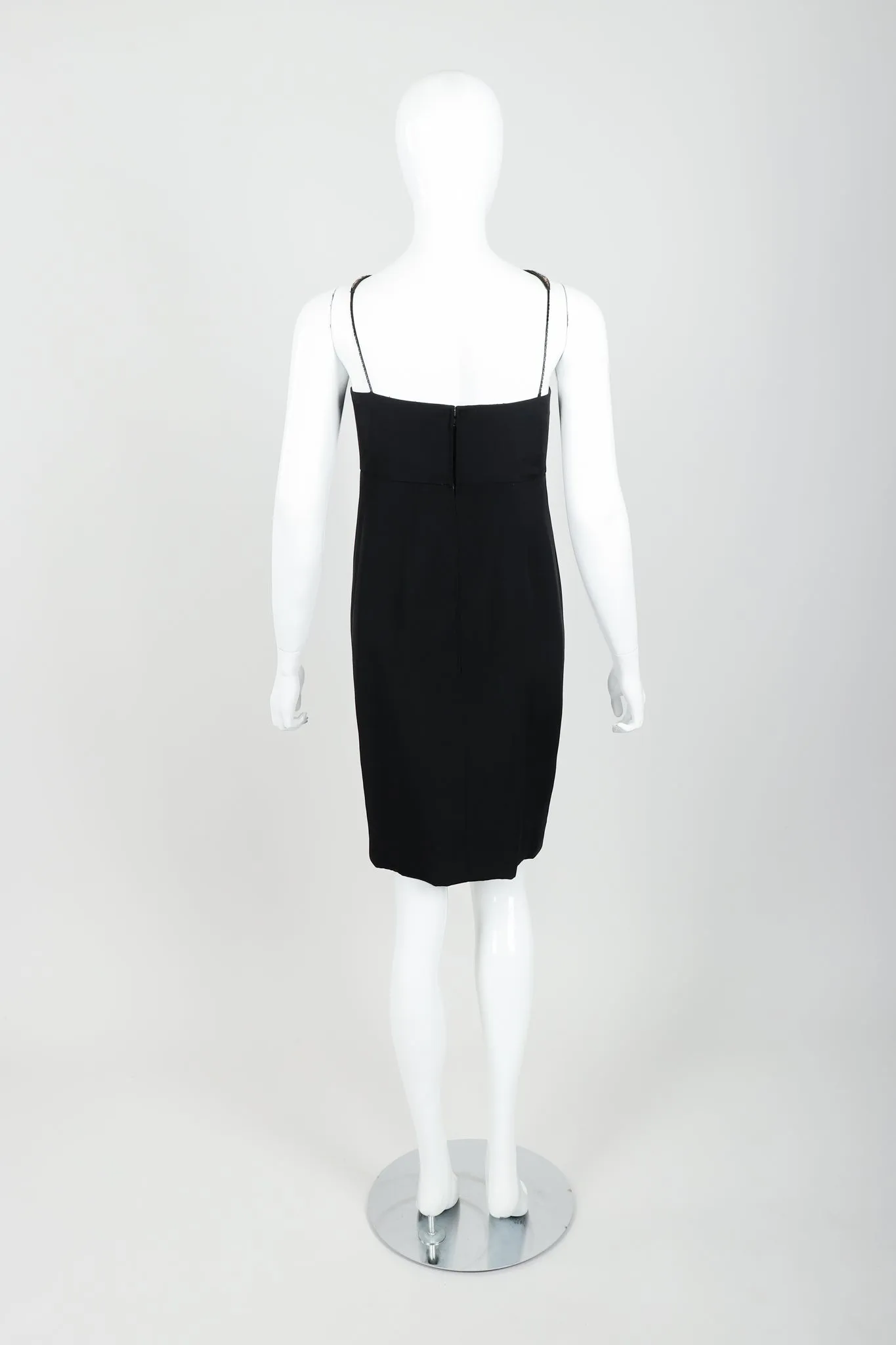 Beaded Neck Cocktail Dress