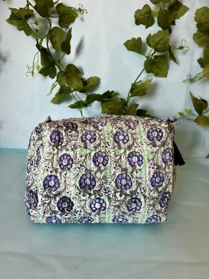 Block Print Toiletries Bag Large