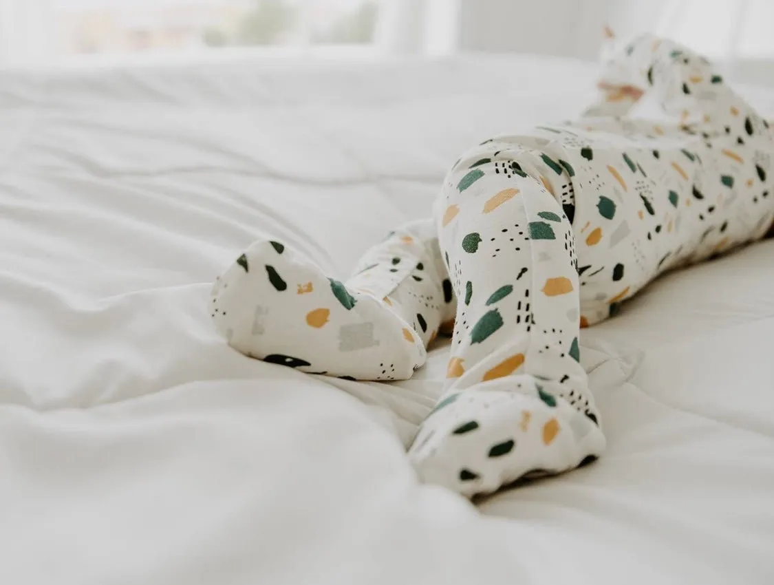 Bloom Zipper Footies (Organic Cotton)