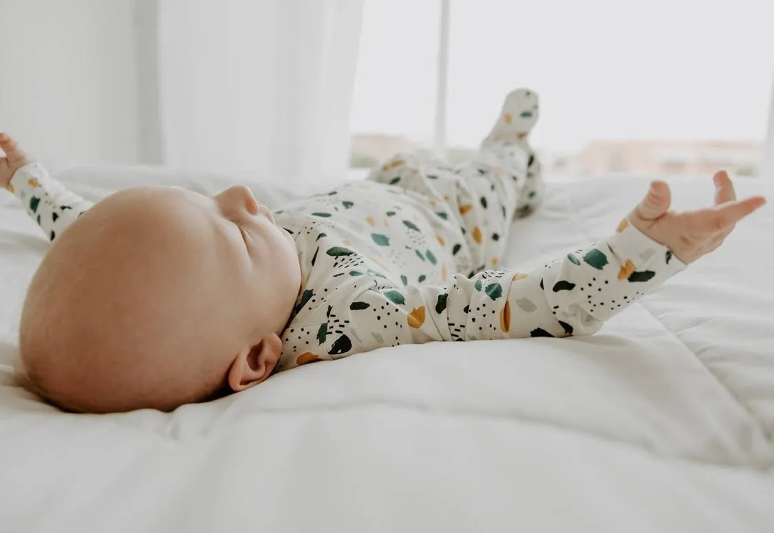 Bloom Zipper Footies (Organic Cotton)