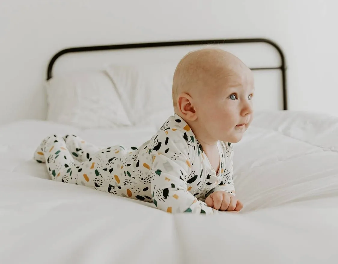 Bloom Zipper Footies (Organic Cotton)