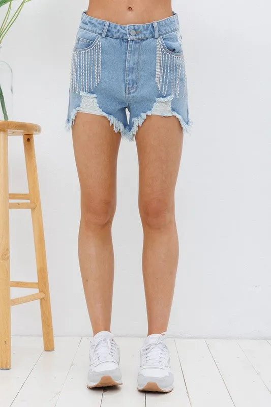 Broadway Bach Party Denim Shorts