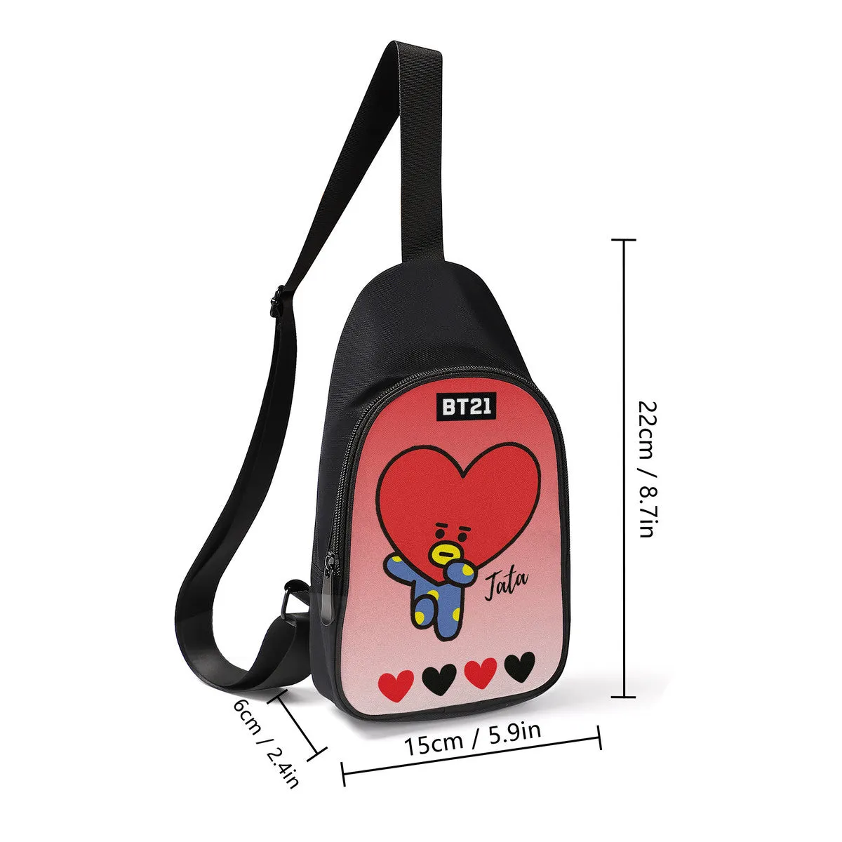 BT21 Tata Chest Bag - BTS V Cross Body Bag