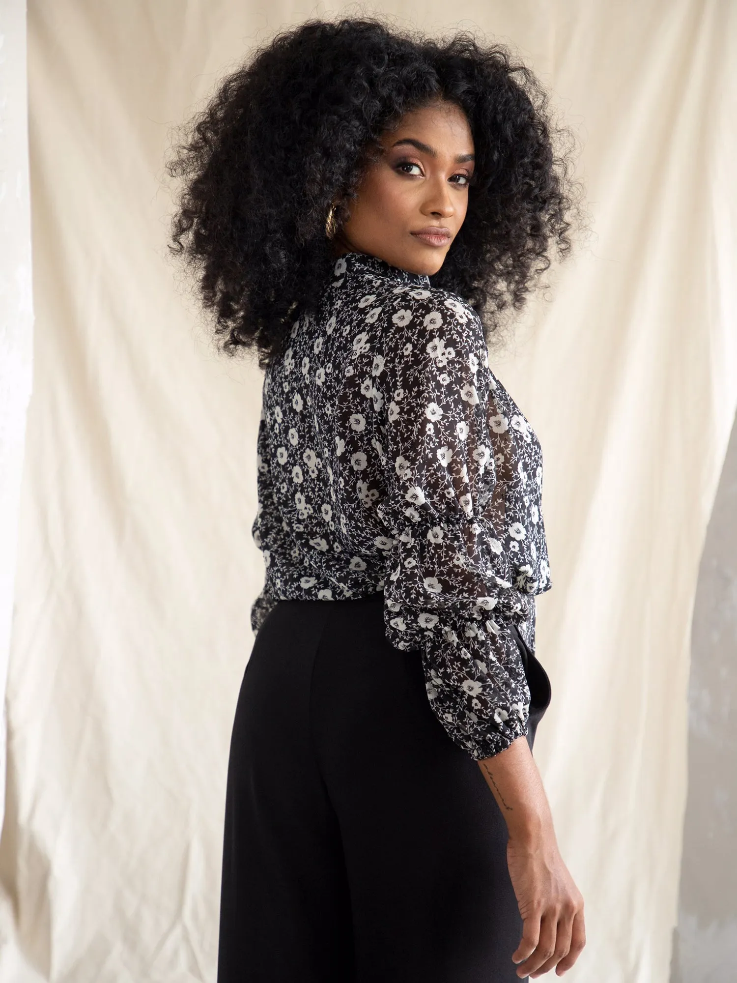Button Down Front Tieup Top
