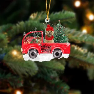 Cairn Terrier 1-Xmas Truck-Two Sided Ornament