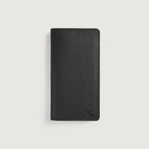 Cameron Black Leather Long Wallet