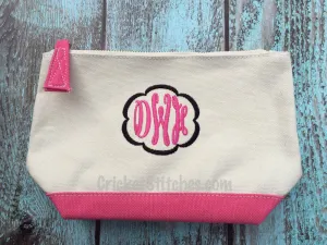 Canvas Cosmetic Bag
