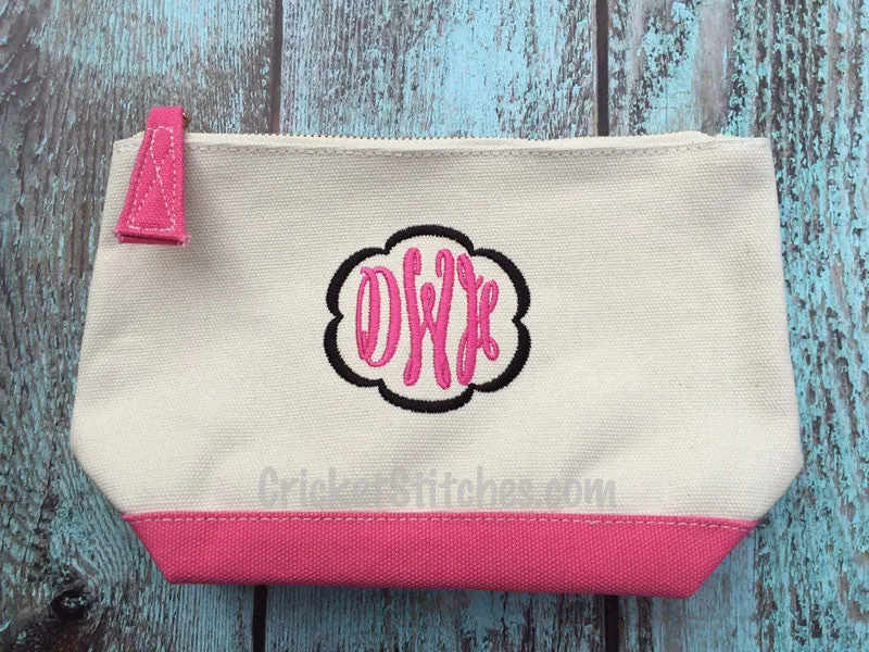 Canvas Cosmetic Bag