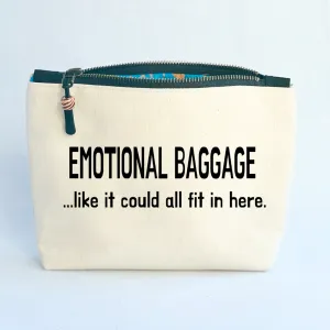 Canvas Zip Bag Lined - Emotional Baggage