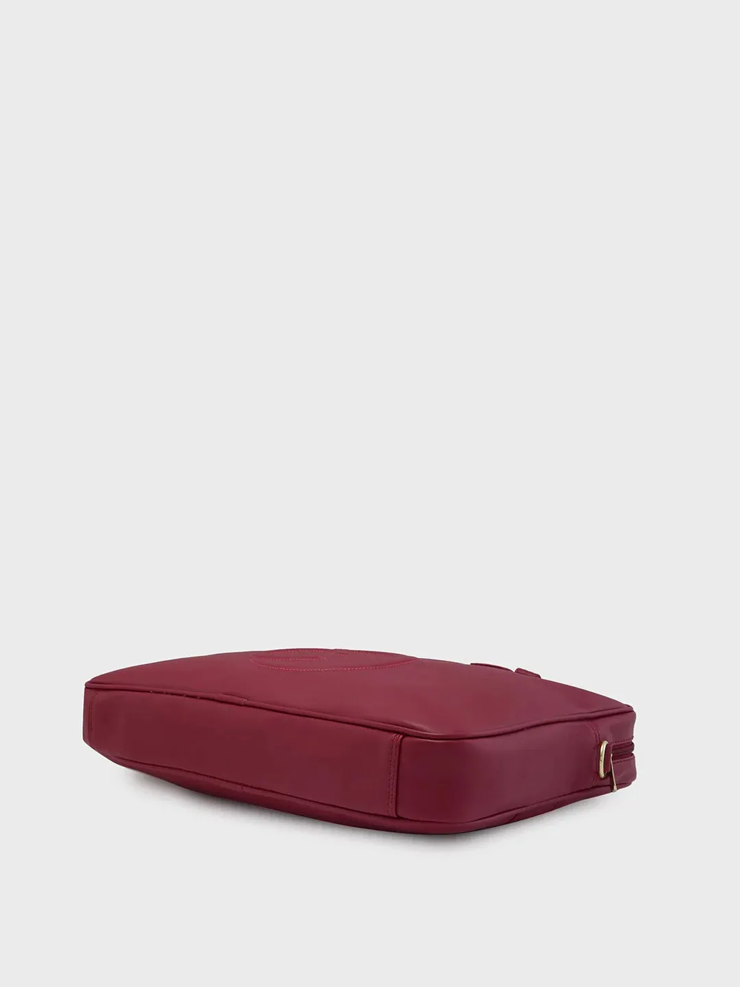Caprese Dora Large Burgundy Laptop Bag