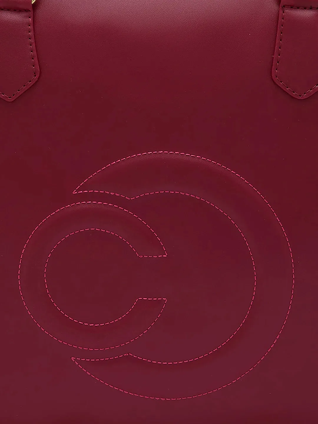 Caprese Dora Large Burgundy Laptop Bag