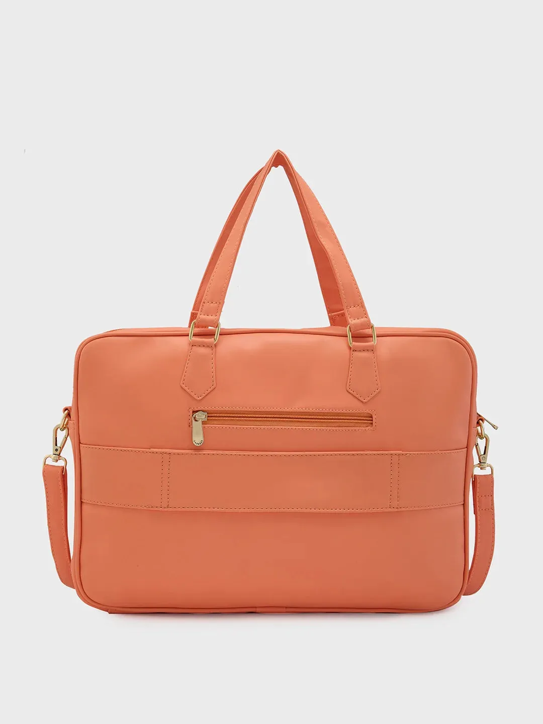 Caprese Dora Large Coral Laptop Bag