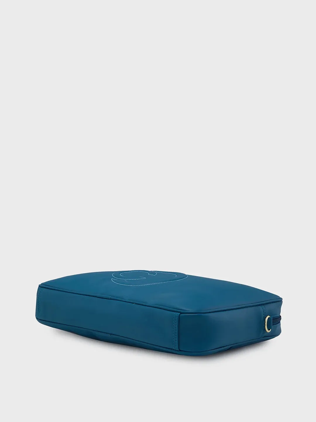 Caprese Dora Large Teal Laptop Bag