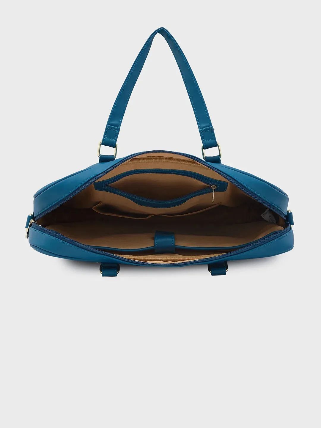 Caprese Dora Large Teal Laptop Bag