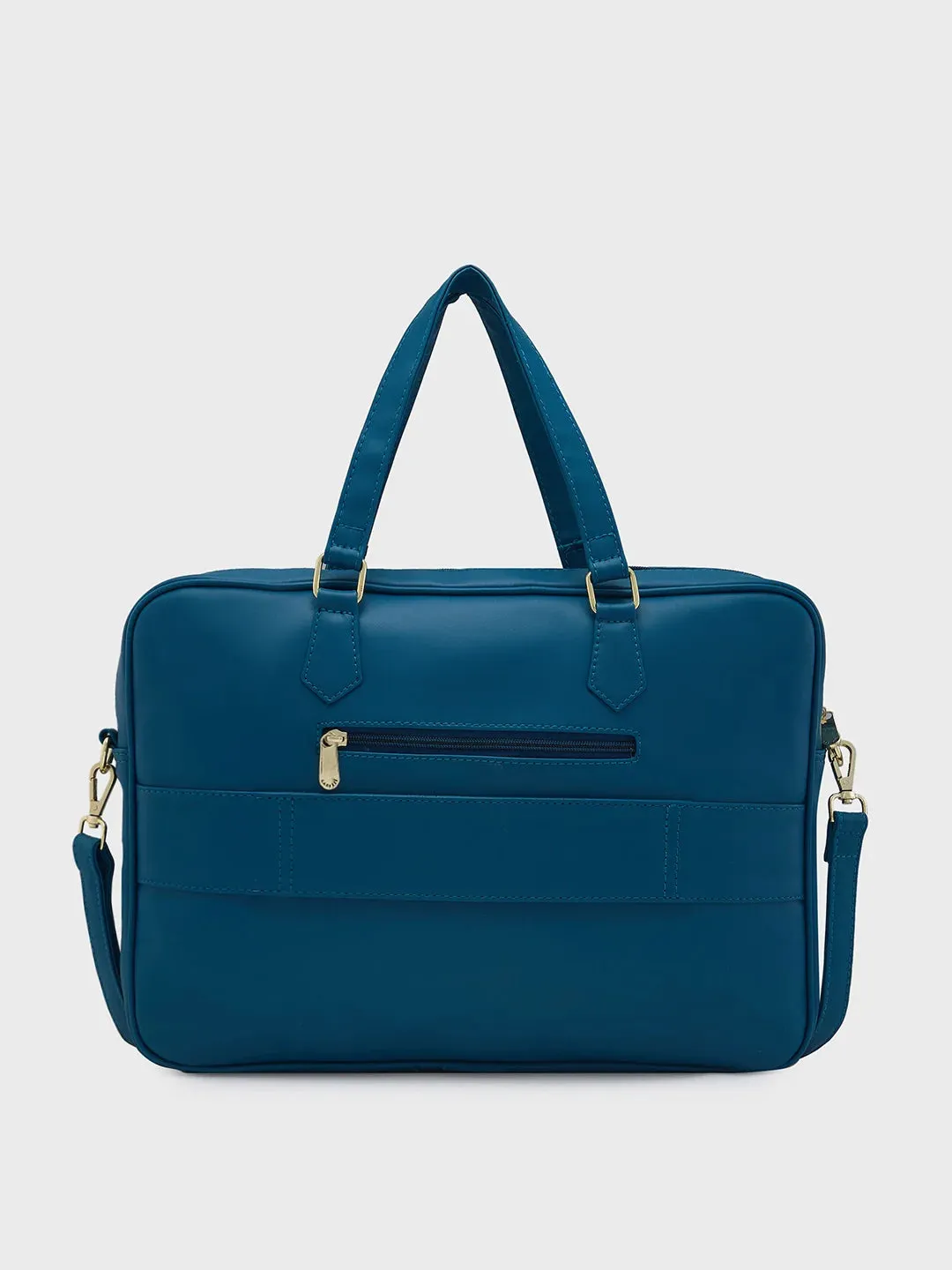 Caprese Dora Large Teal Laptop Bag