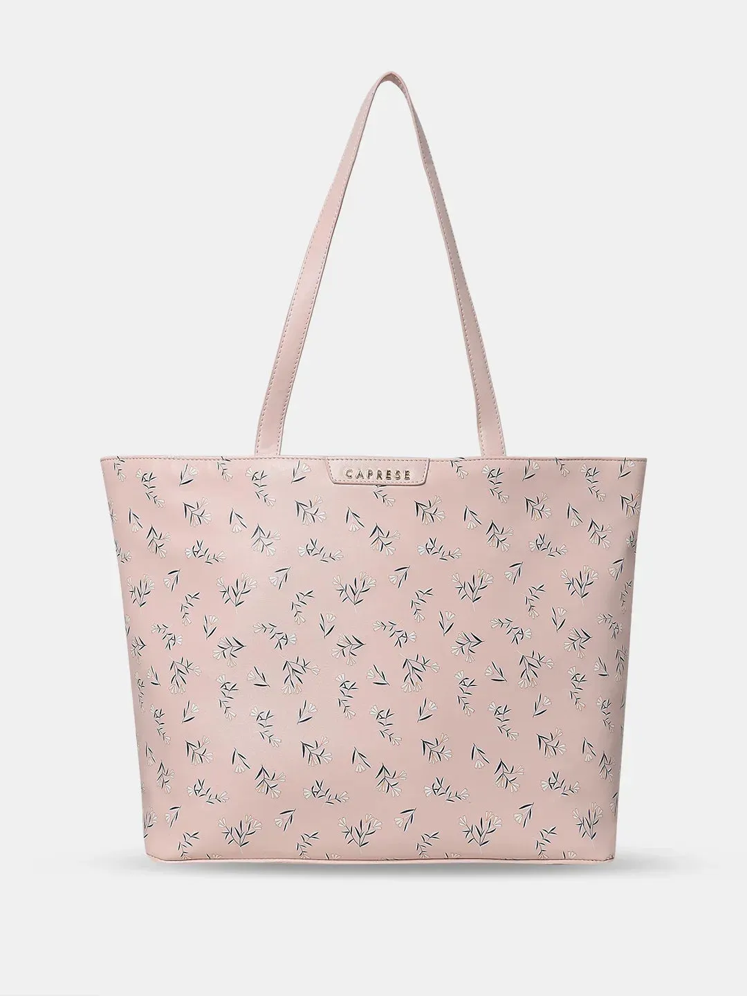 Caprese Merida Tote Printed Large Blush Laptop Bag