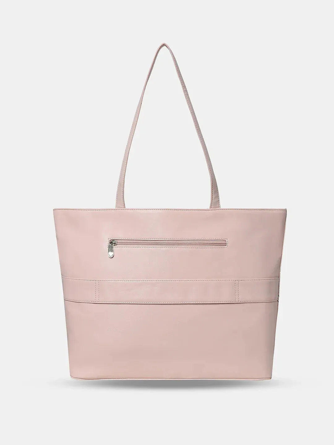 Caprese Merida Tote Printed Large Blush Laptop Bag