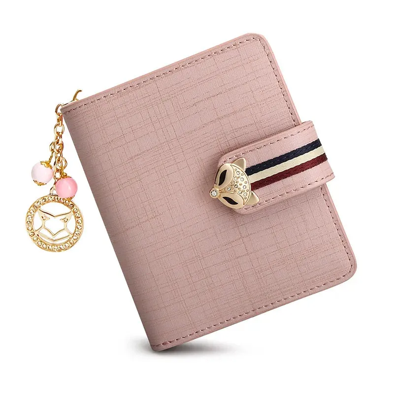 Card Holder Split Leather Wallet