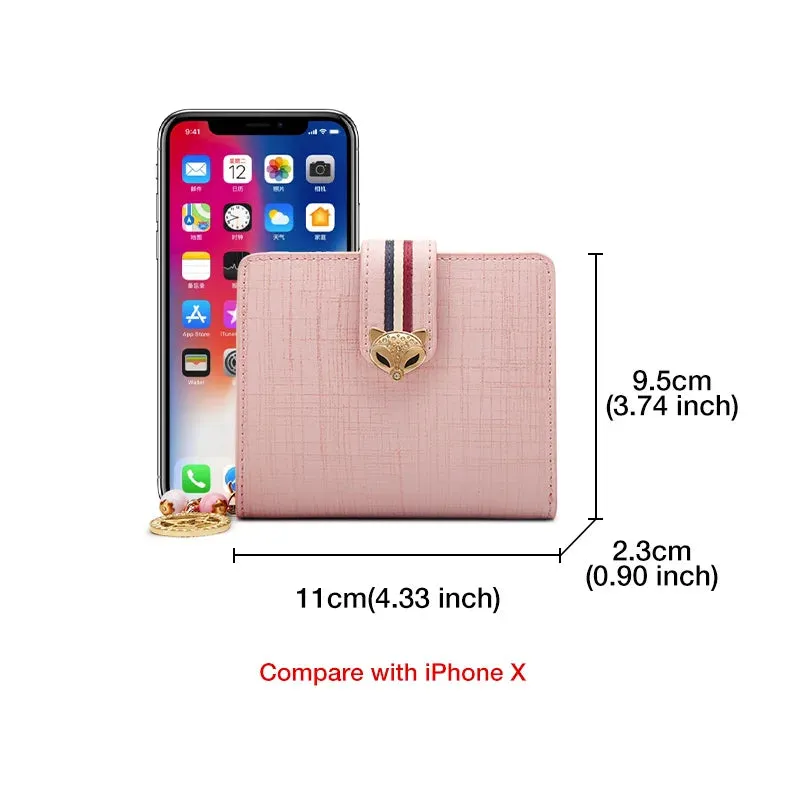 Card Holder Split Leather Wallet