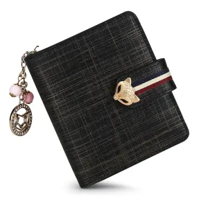 Card Holder Split Leather Wallet